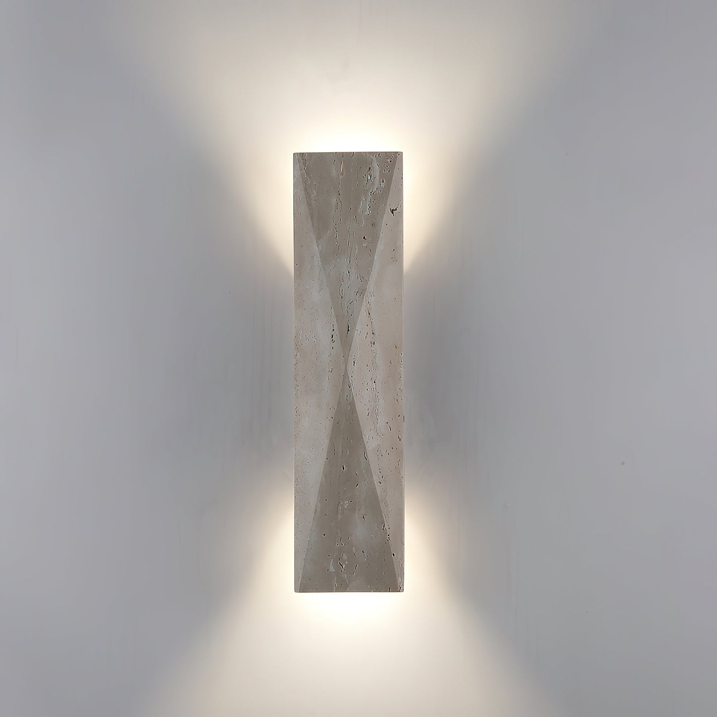 Warlow Travertine Wall Lamp