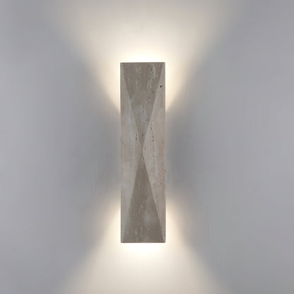 Warlow Travertine Wall Lamp