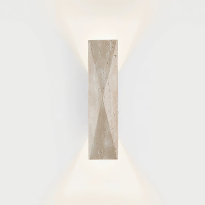 Warlow Travertine Wall Lamp