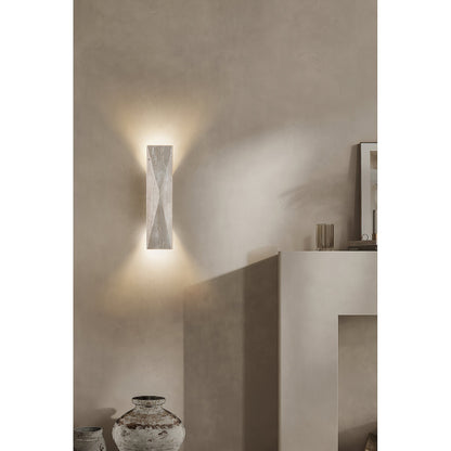 Warlow Travertine Wall Lamp