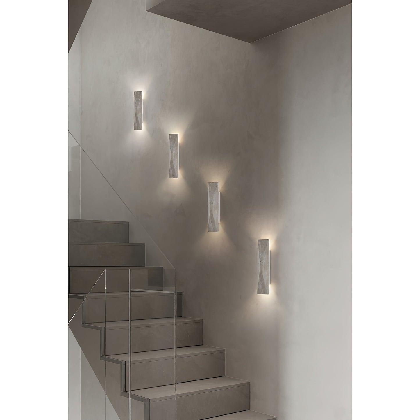 Warlow Travertine Wall Lamp