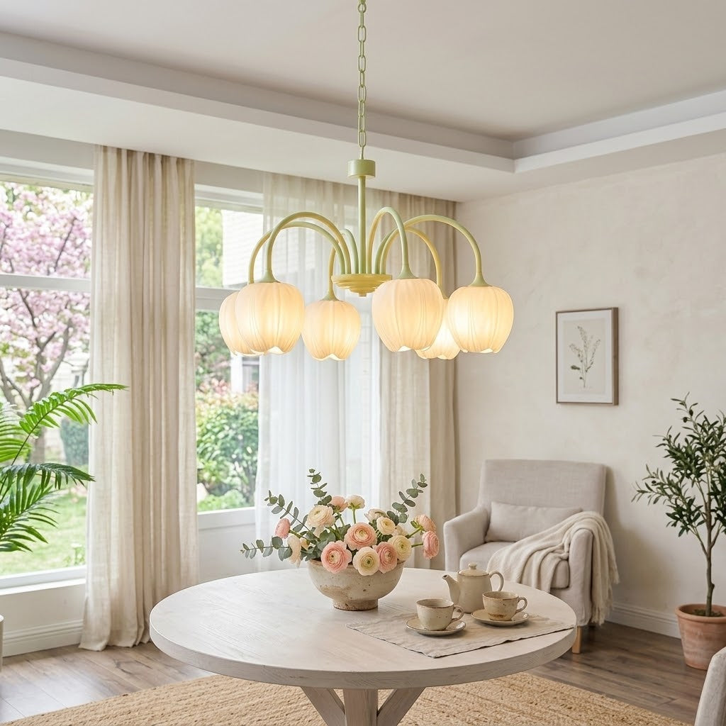 Tulip Matcha Chandelier