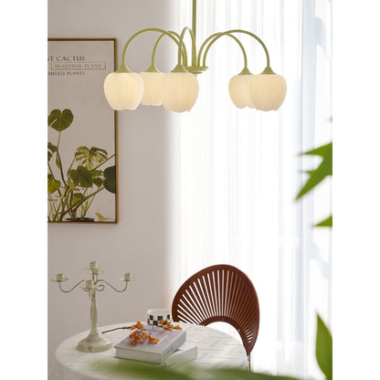 Tulip Matcha Chandelier