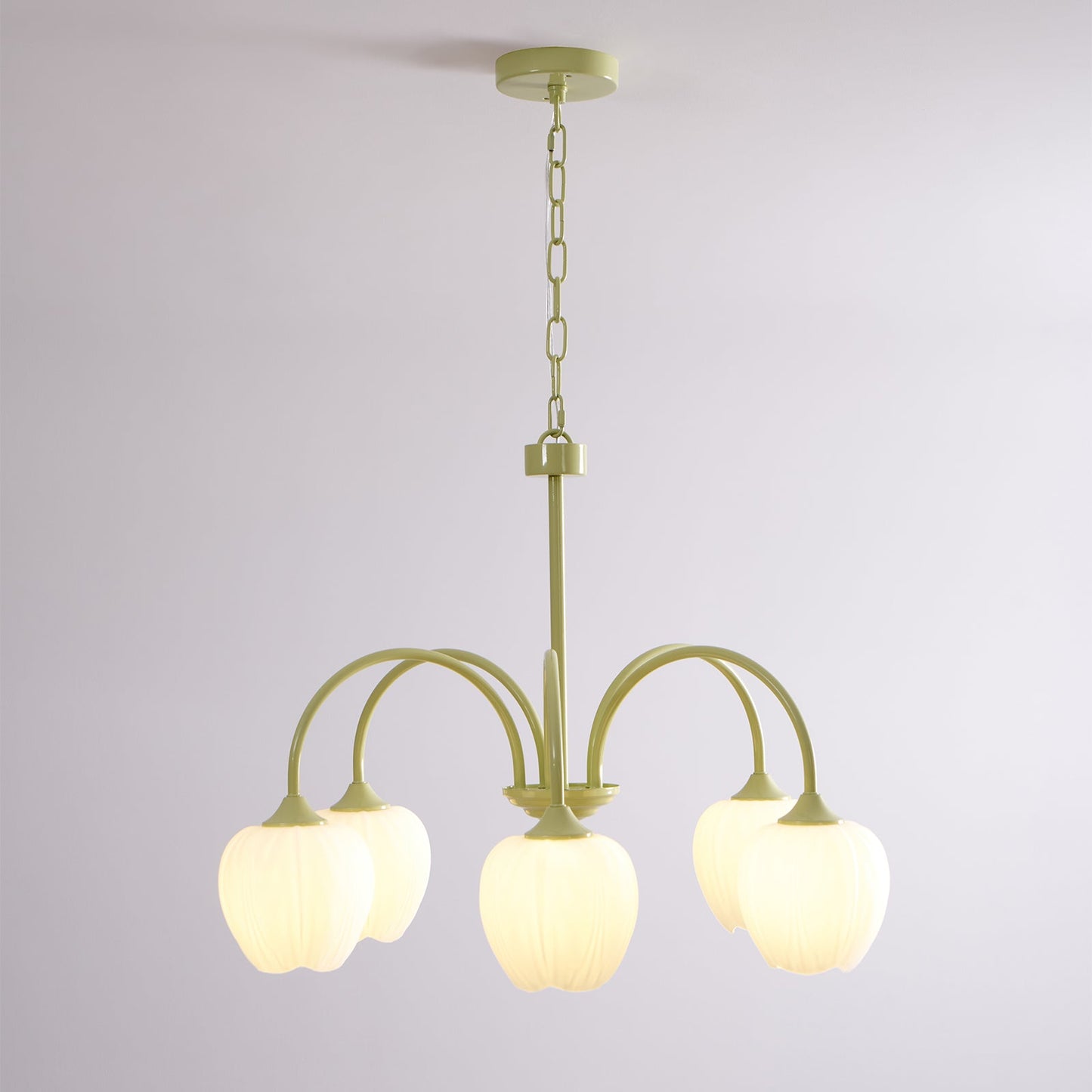 Tulip Matcha Chandelier