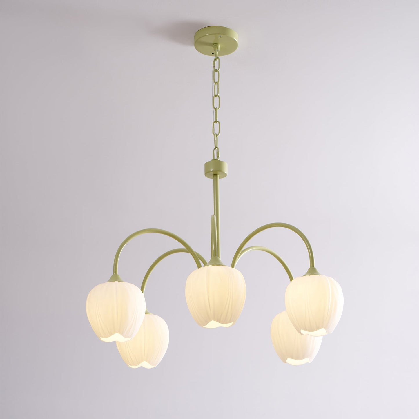 Tulip Matcha Chandelier