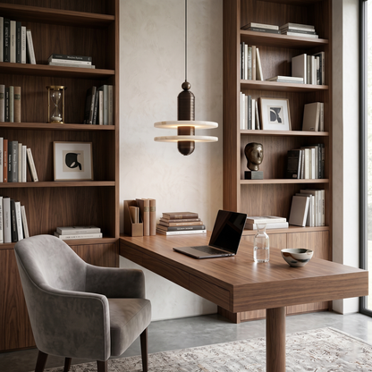 Alabaster Comet Pendant Lamp