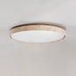 Ultra-thin Round Travertine Ceiling Lamp