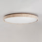 Ultra-thin Round Travertine Ceiling Lamp