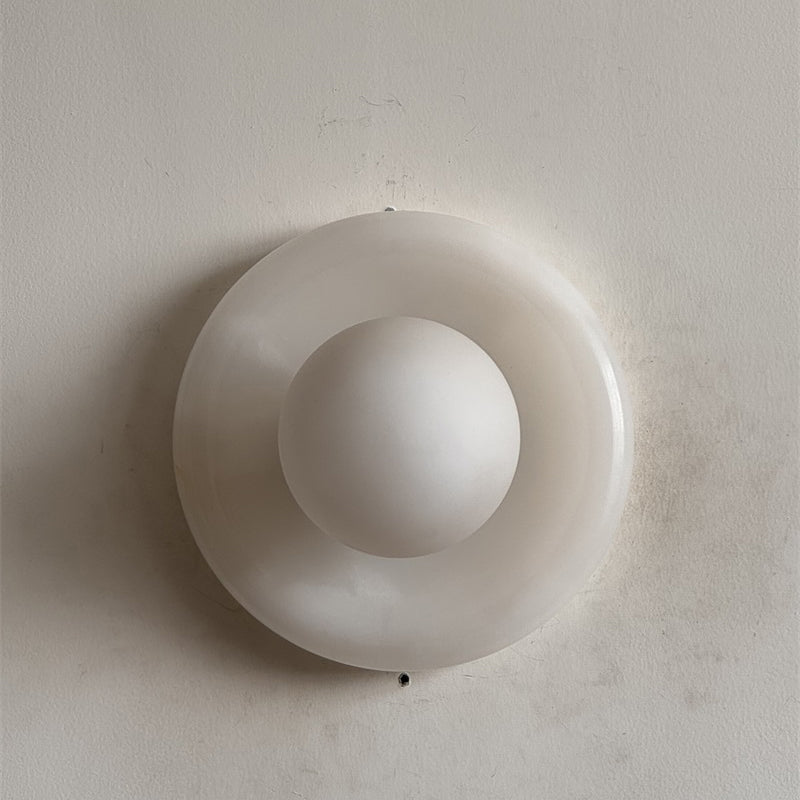 Solene White Onyx Wall Sconce