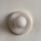 Solene White Onyx Wall Sconce