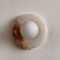 Solene White Onyx Wall Sconce