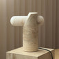 VIA Travertine Table Lamp