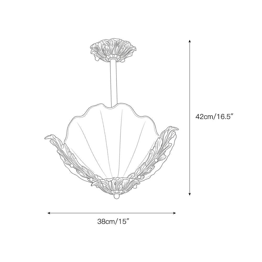 Velmira Shell Ceiling Lamp