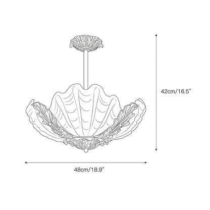 Velmira Shell Ceiling Lamp