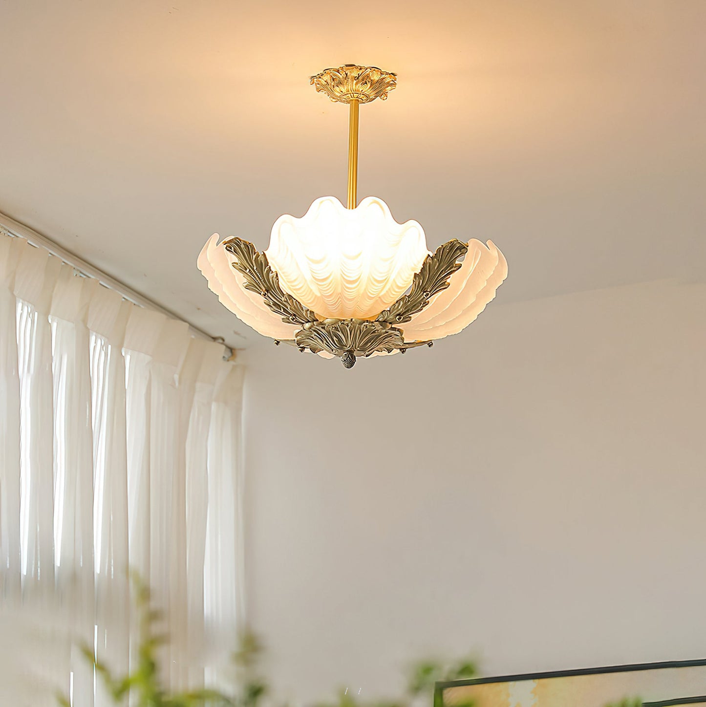 Velmira Shell Ceiling Lamp