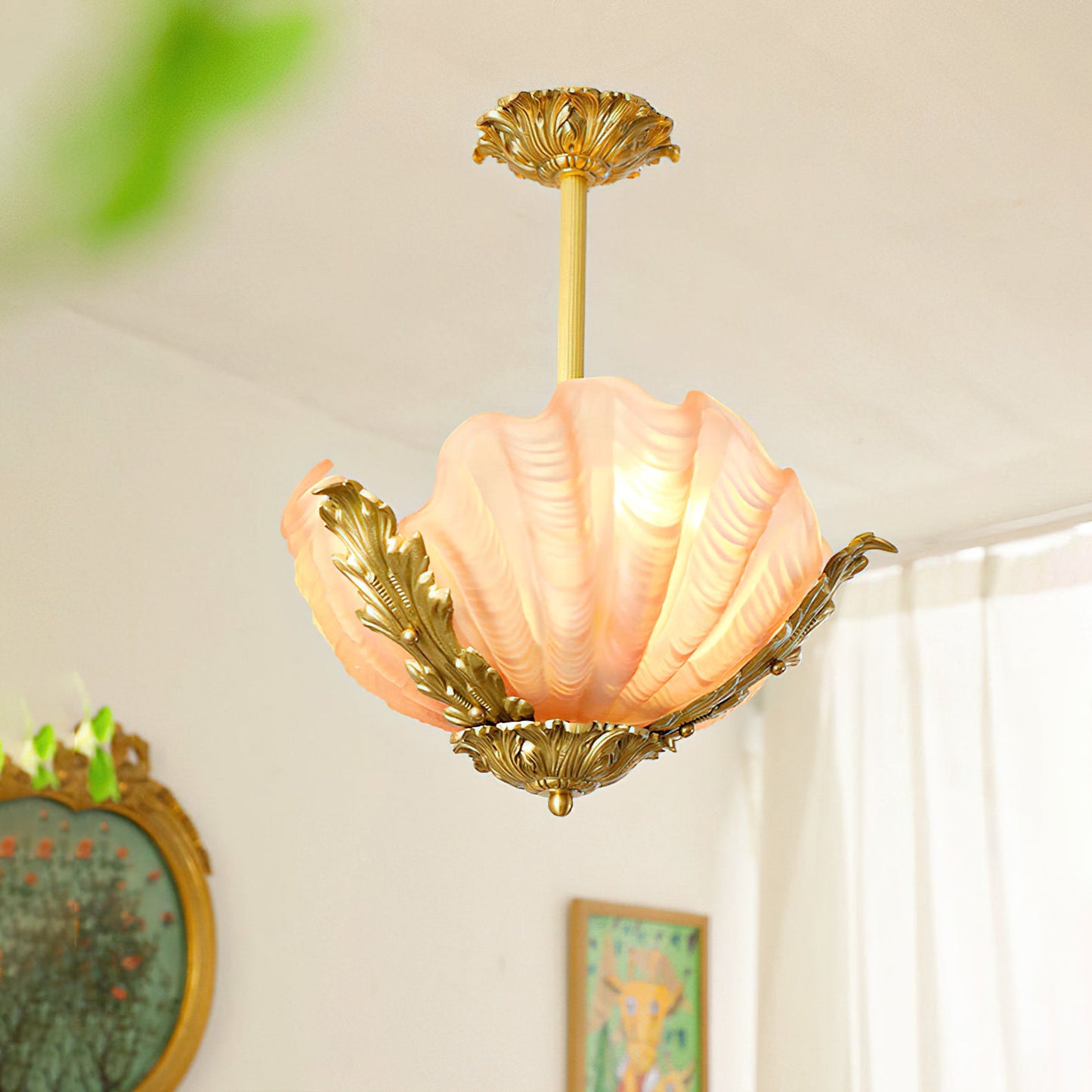 Velmira Shell Ceiling Lamp