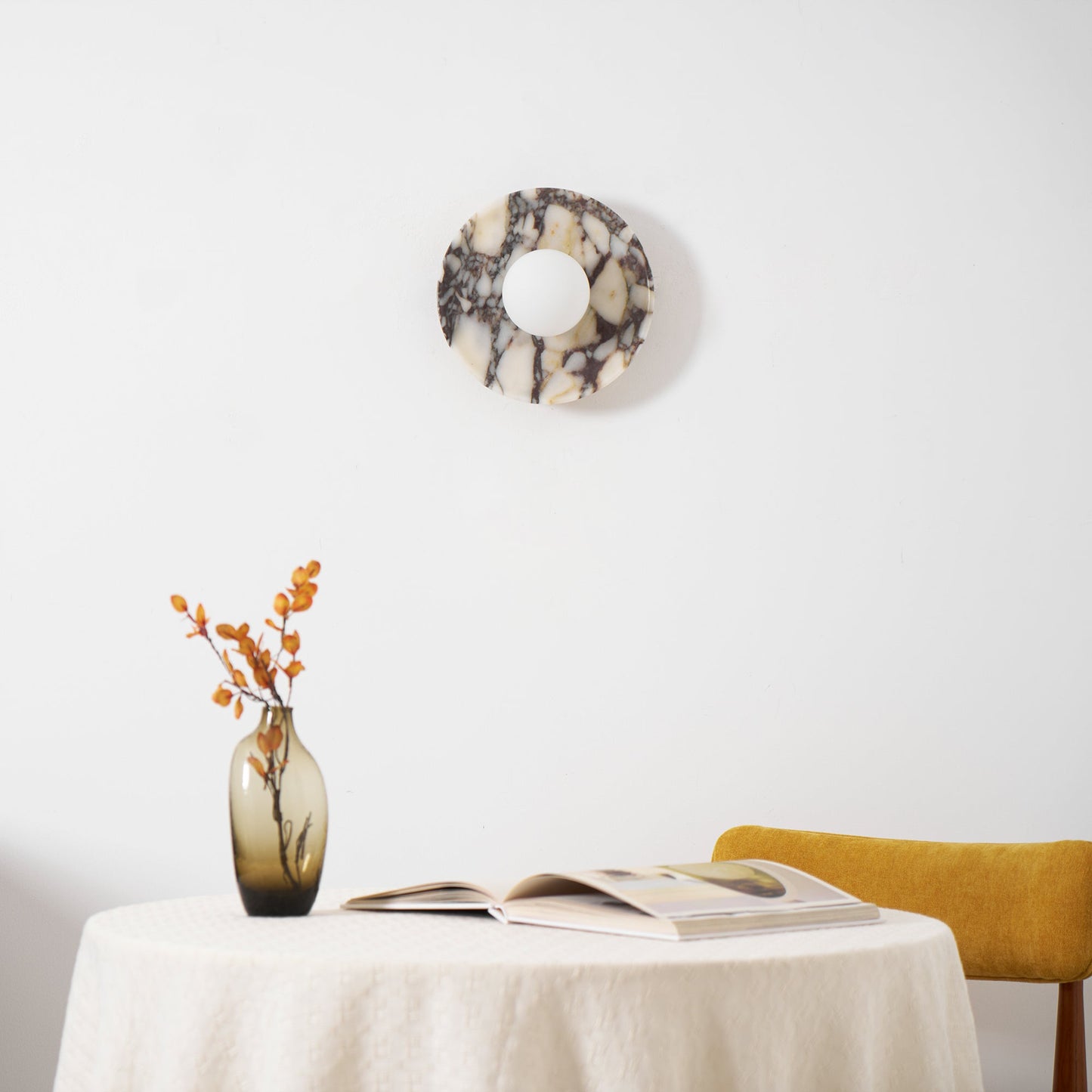 Solara Marble Wall Lamp