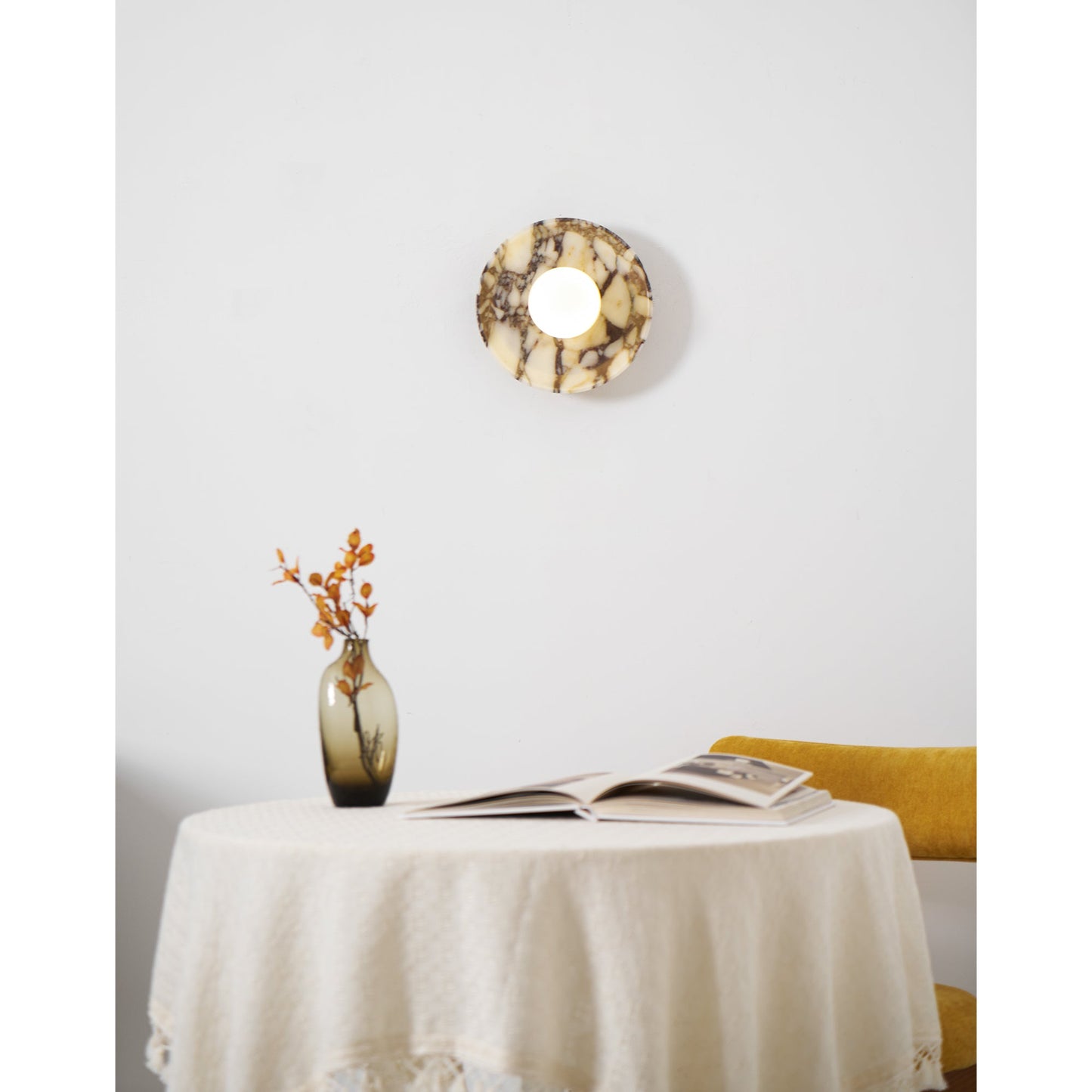 Solara Marble Wall Lamp