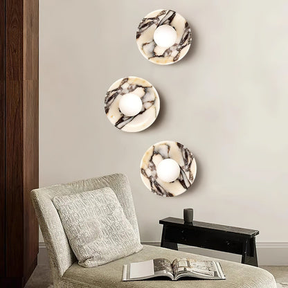 Solara Marble Wall Lamp
