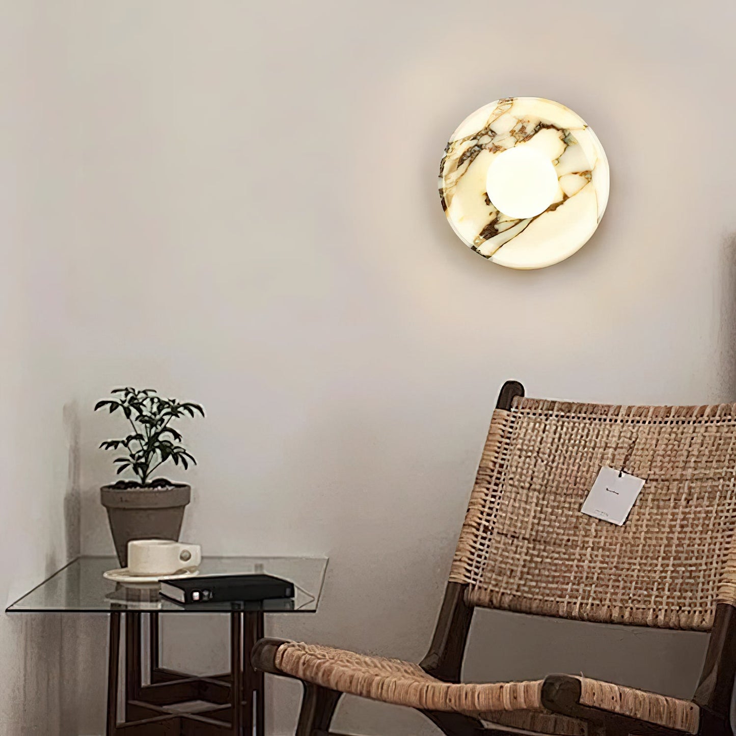 Solara Marble Wall Lamp