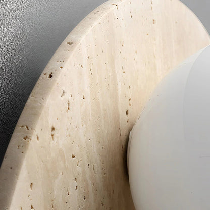 Wabi Travertine Wall Lamp