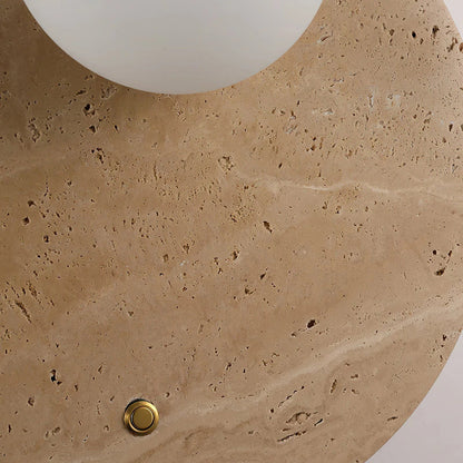 Wabi Travertine Wall Lamp