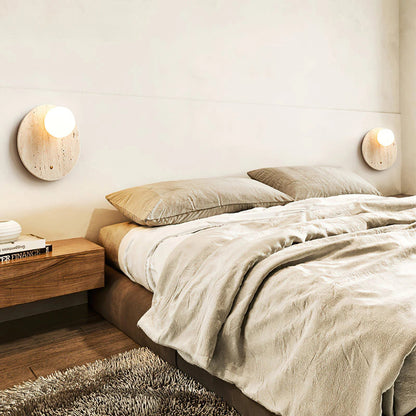 Wabi Travertine Wall Lamp