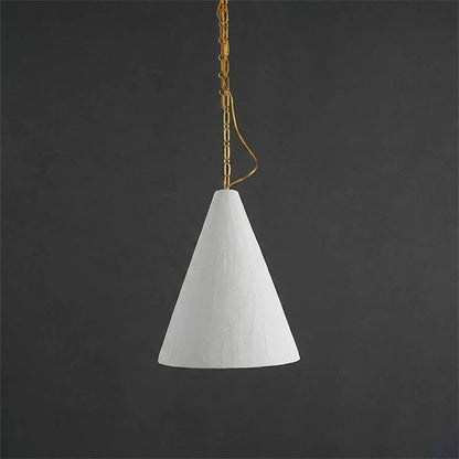 White Plaster Pendant Lamp