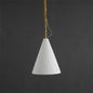 White Plaster Pendant Lamp