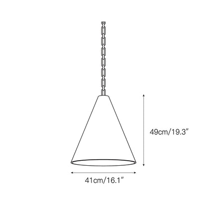 White Plaster Pendant Lamp