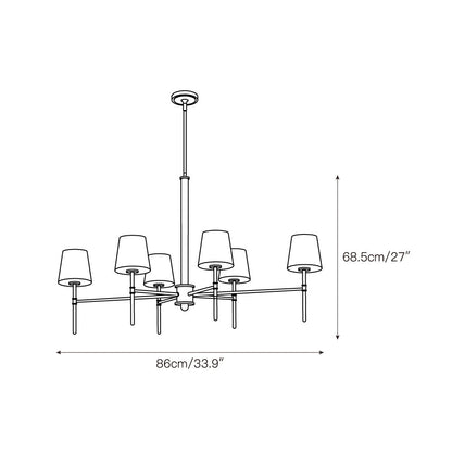 Sero Brass Chandelier