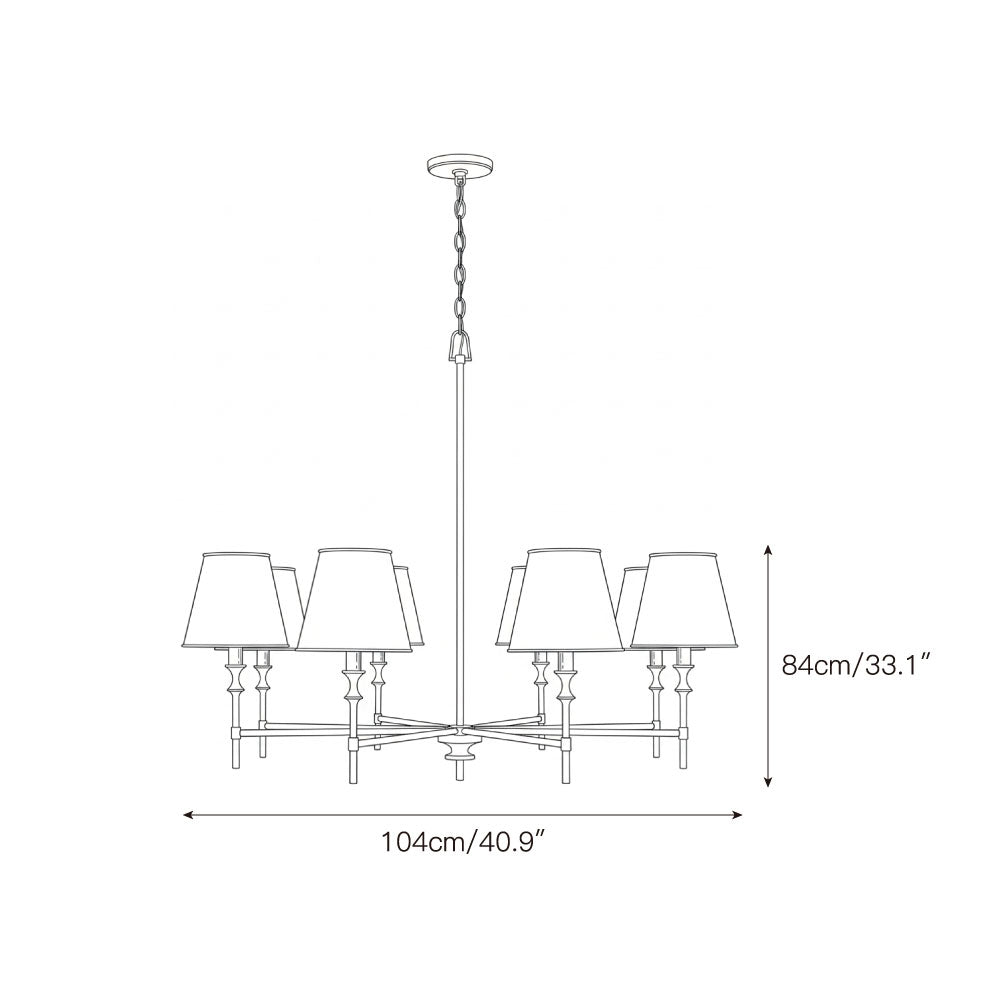 Sero Brass Chandelier