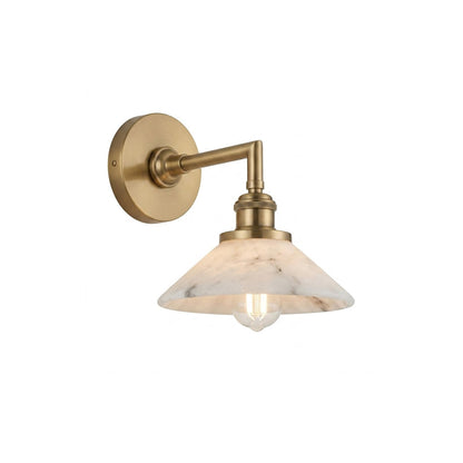 Whizzer Alabaster Wall Sconce