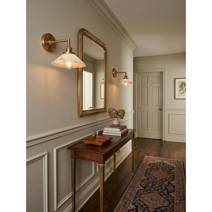 Whizzer Alabaster Wall Sconce