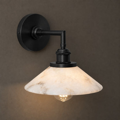 Whizzer Alabaster Wall Sconce