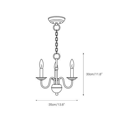 Tove Brass Chandelier