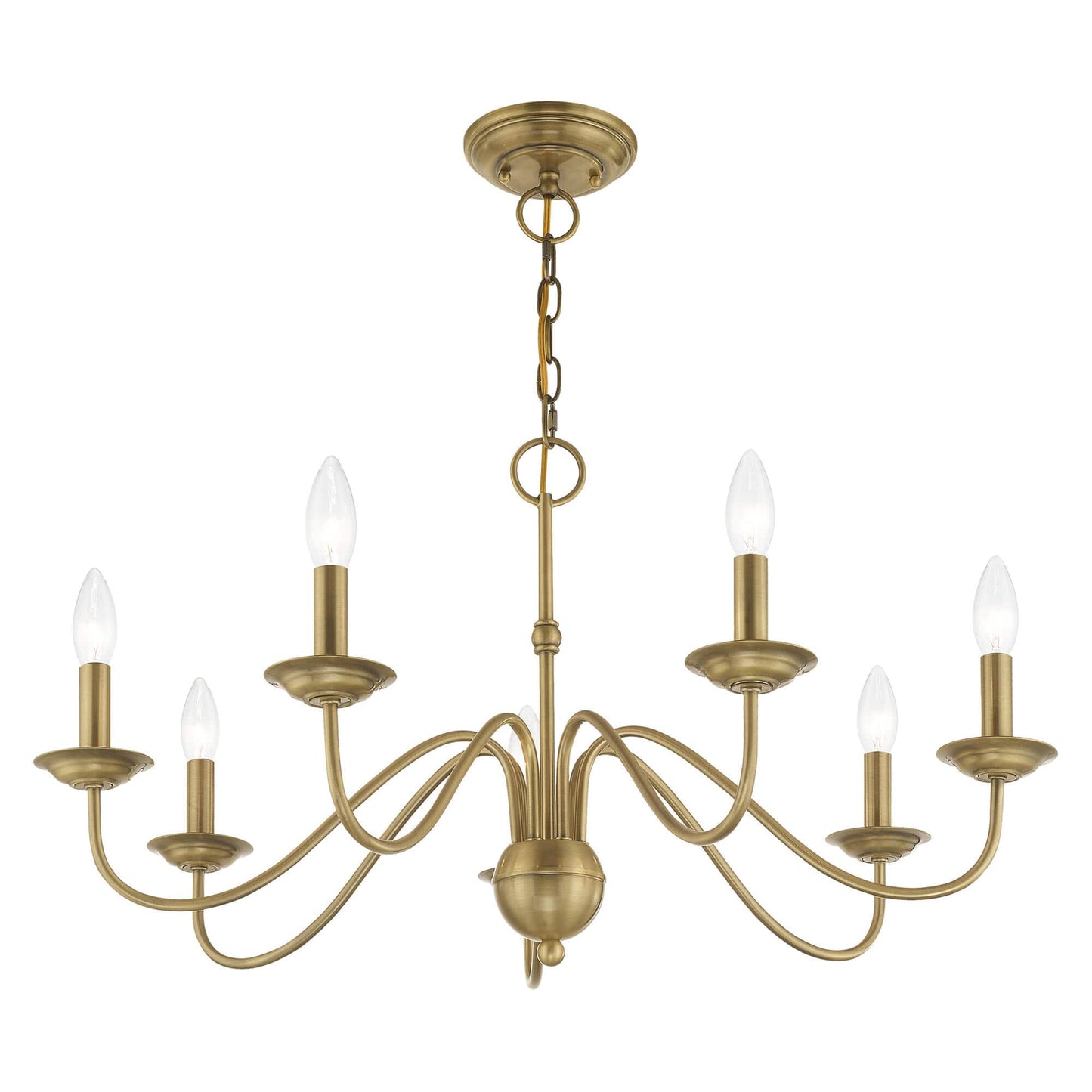 Tove Brass Chandelier