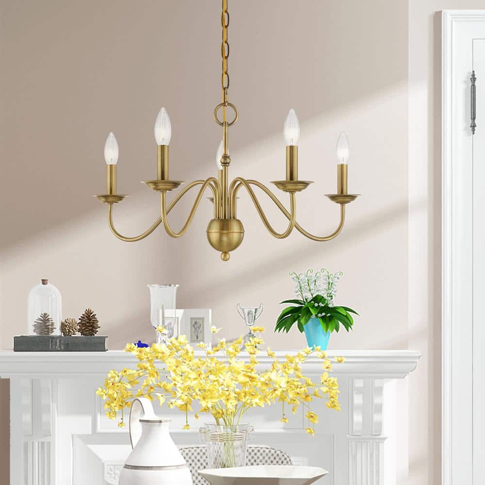Tove Brass Chandelier