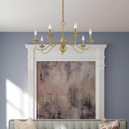 Tove Brass Chandelier