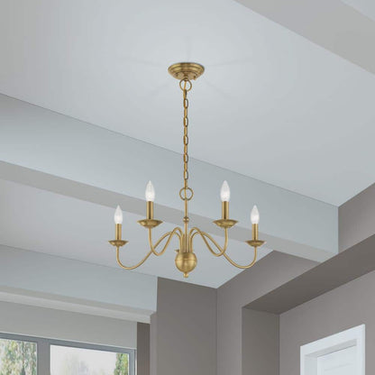 Tove Brass Chandelier
