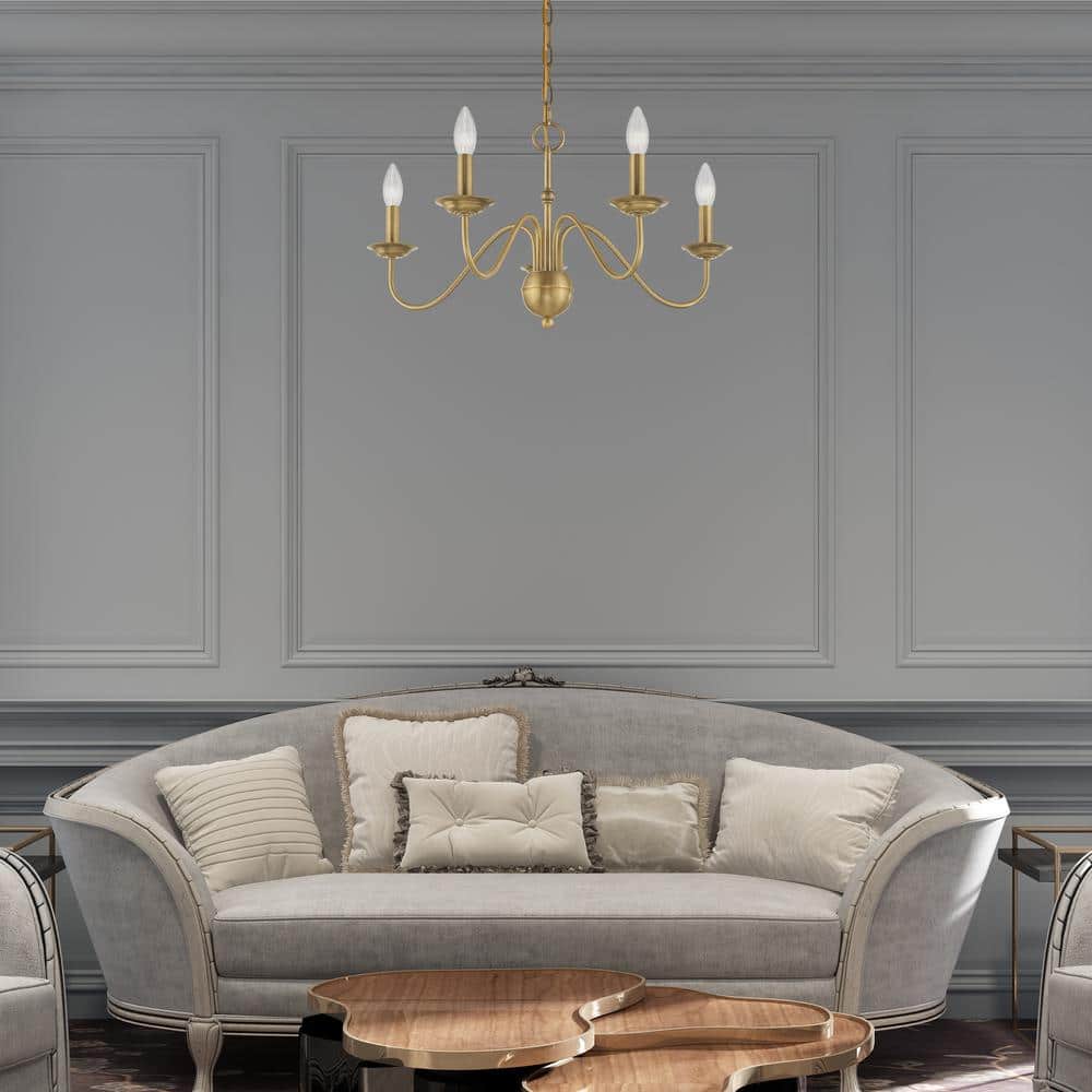 Tove Brass Chandelier