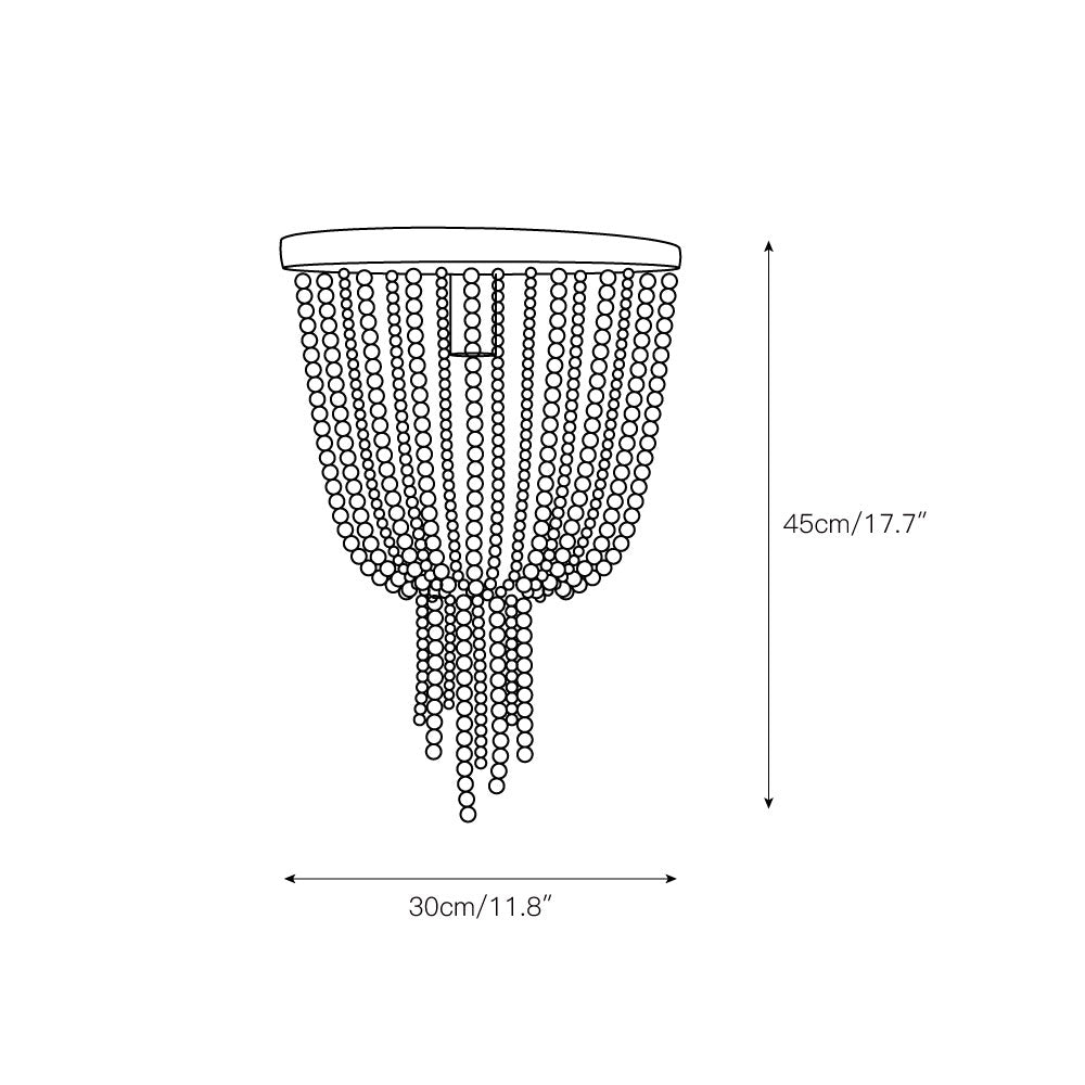 Noria Beaded Ceiling Lamp