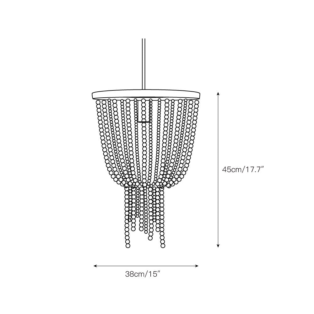 Noria Beaded Chandelier