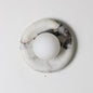 Solene White Marble Wall Sconce