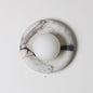 Solene White Marble Wall Sconce