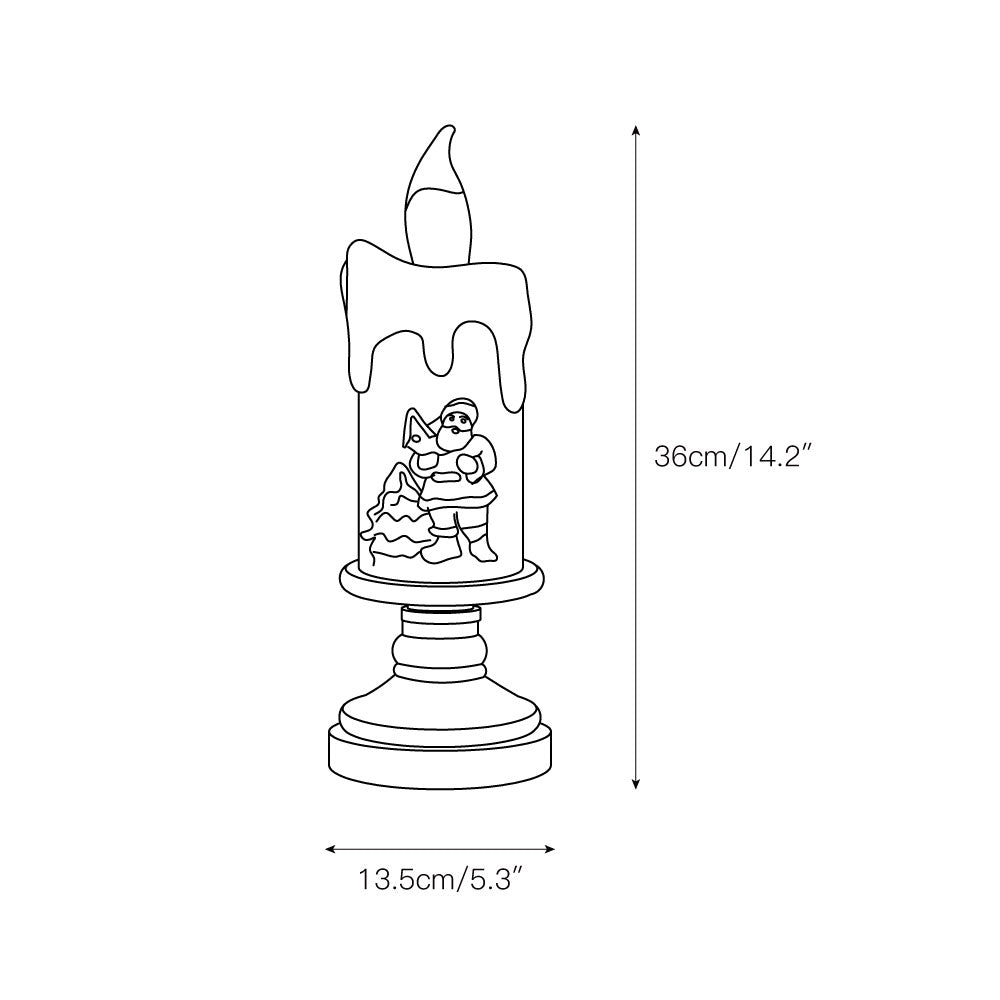 Merope Candles Table Lamp (built-in battery)