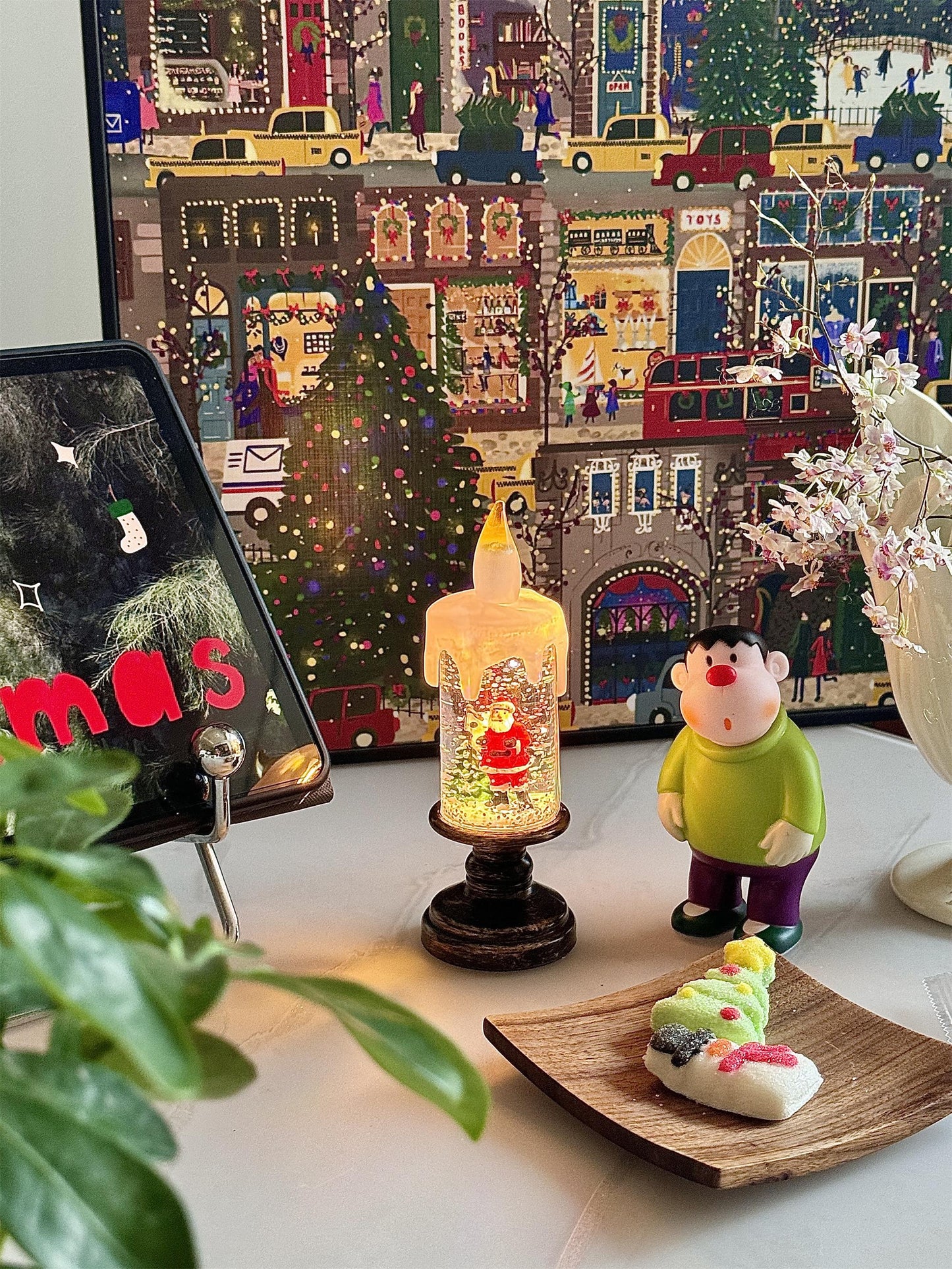 Merope Candles Table Lamp (built-in battery)