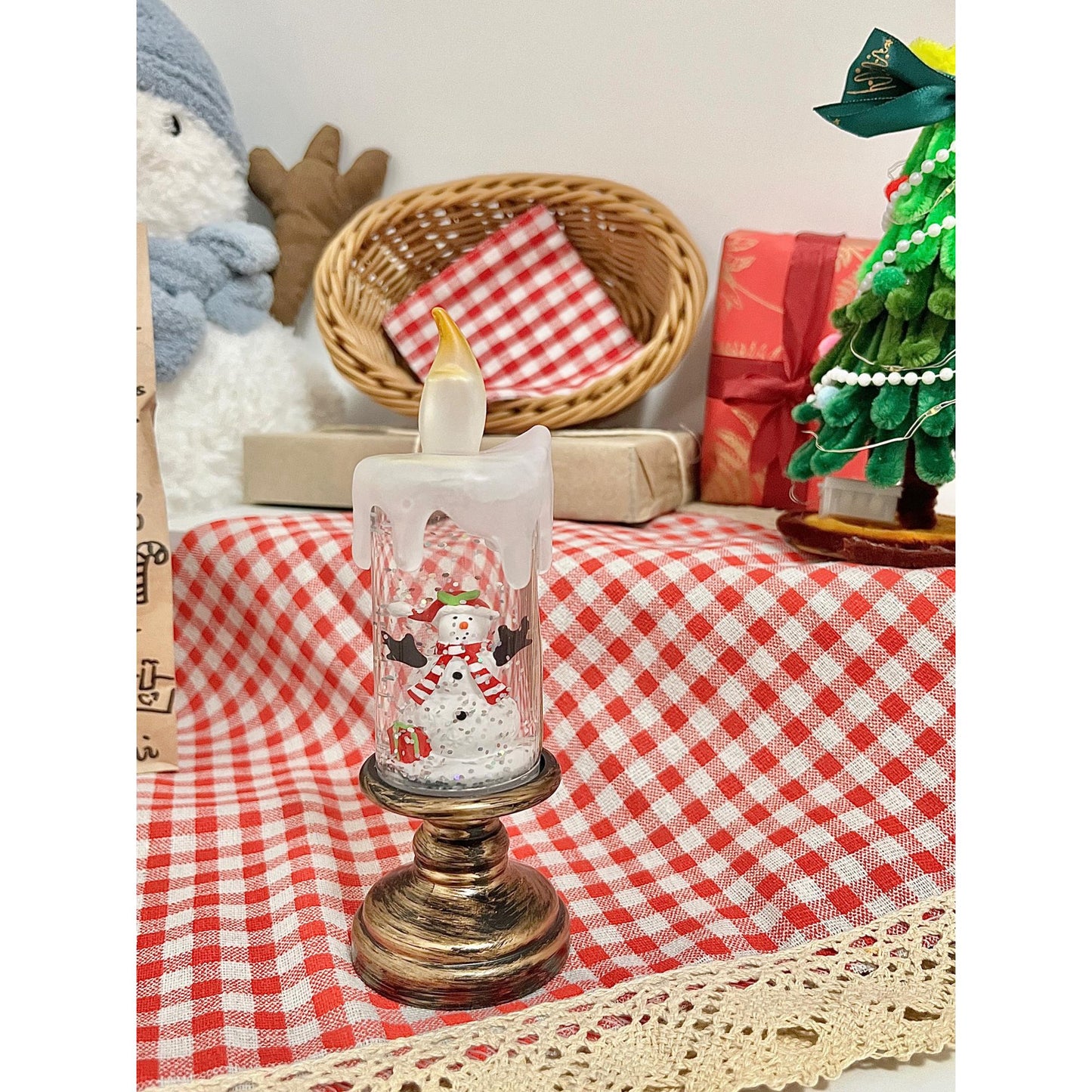 Merope Candles Table Lamp (built-in battery)
