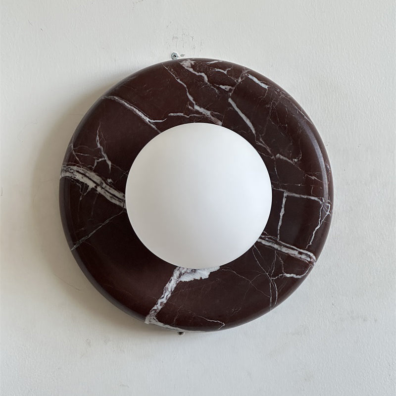 Solene Deep Purple Marble Wall Sconce