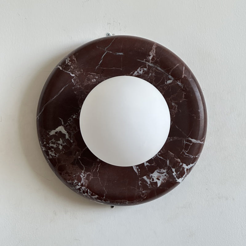 Solene Deep Purple Marble Wall Sconce